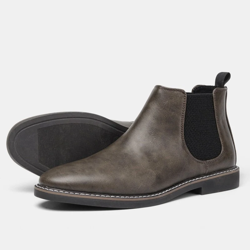 Heren retro cowhide boots, vintage lederen laarzen voor een stoere en stijlvolle look. Perfect voor dagelijks gebruik en gegarandeerd comfort.