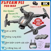 Máy Bay Điều Khiển Từ Xa Mini, Flycam Giá Rẻ P9 P11 2 Camera Hd - Cảm Biến 4 Chiều Thông Minh - Dung Lượng Pin 2500Mah