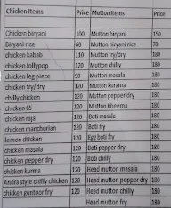 Gowdru Mane Badoota Biriyani menu 1