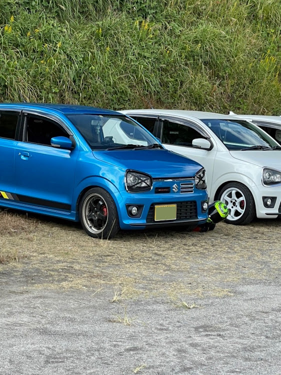 アルトワークスの走行会・ホビーサーキット・🐰・今回はセーフティカー・🍋プイプイレーシング🐹に関するカスタム事例の投稿画像4枚目