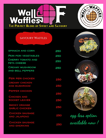 Wall Of Waffles menu 