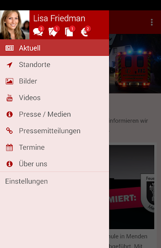Screenshot Feuerwehr Menden - Sauerland