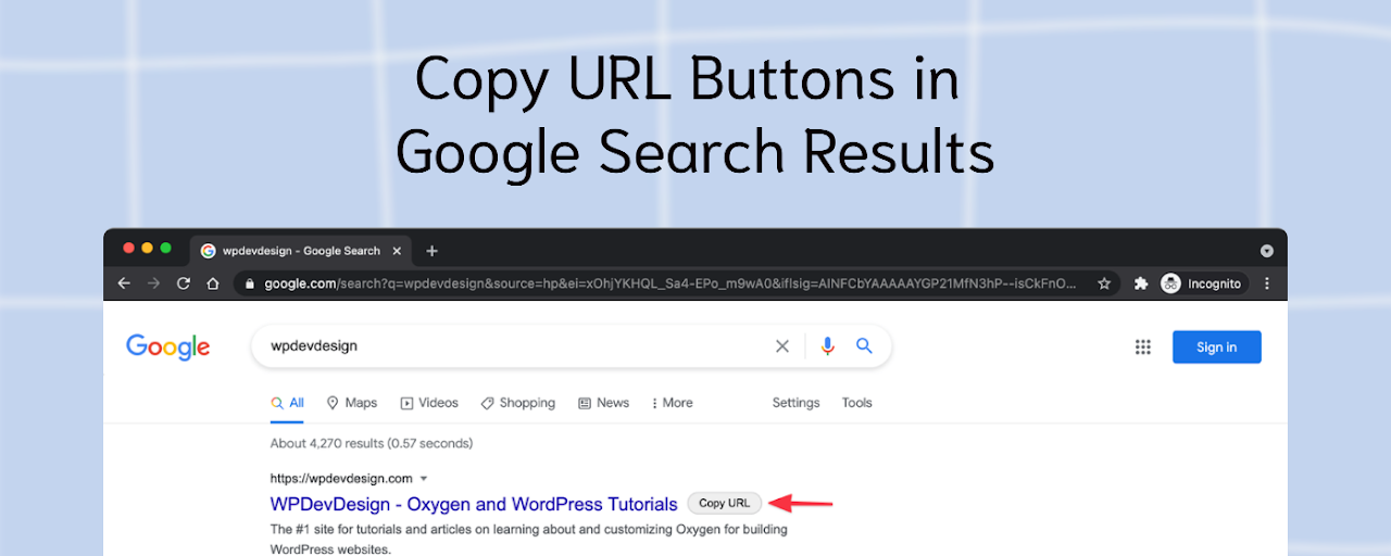 Copy URL Buttons in Google Search Results Preview image 2