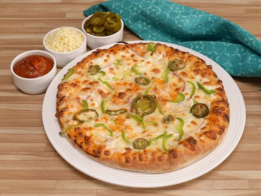 Double Topping Jalapeno And Onion Pizza