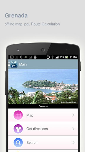 Grenada Map offline