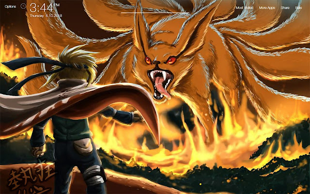 Naruto Nine Tails Wallpapers FullHD New Tab