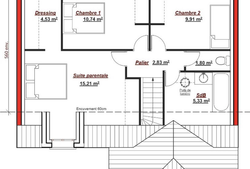  Vente Terrain + Maison - Terrain : 396m² - Maison : 115m² à Chatou (78400) 