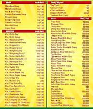 Babu Fast Food And Chineese Center menu 2