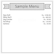 Jodhpur Sweet And Namkin menu 1