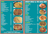 GREEN CHILLI  & THE GRILL BOX menu 3