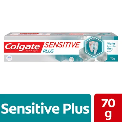 COLGATE SENSITIVE PLUS TOOTH PASTE 70GM