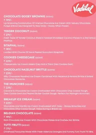 Vadilal Ice Cream menu 2