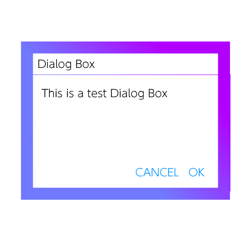 Start dialog. Dialog.