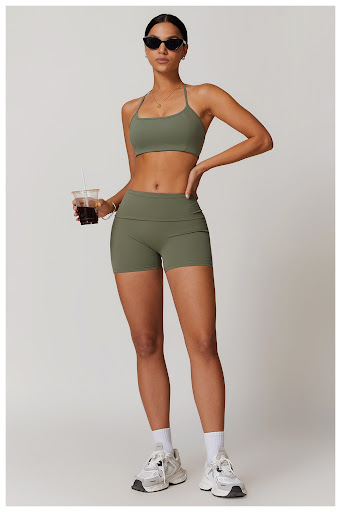 Title 11, Folding High Waist Hip Lift Fitness Pants for W...