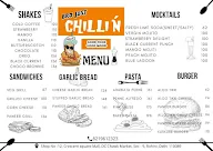 Chillin cafe menu 1