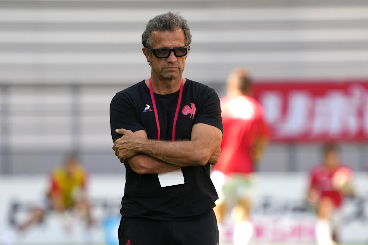 France head coach Fabien Galthie before his team's clash against Japan in July.