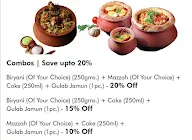 Behram Biryani menu 1