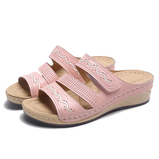 Title 4, Womens Retro Wedge and Wispy Large Size Casual...