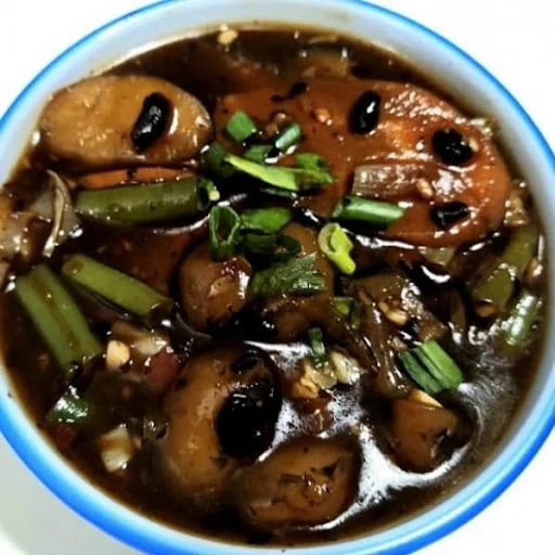 Veggies In Black Bean-[Gravy]