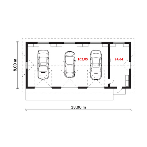 DTD G127D - Rzut parteru