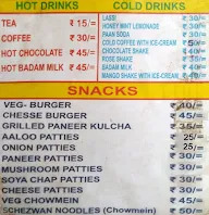 Chooti Si Bhookh menu 1