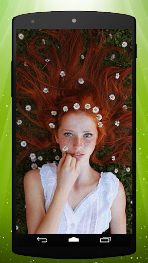 Ginger Girl Live Wallpaper