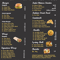 Street Cafe menu 3