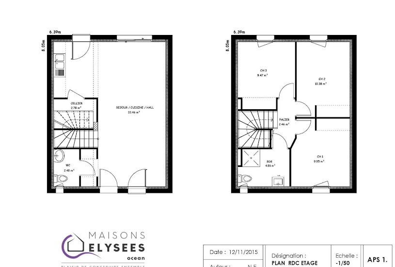  Vente Terrain + Maison - Terrain : 401m² - Maison : 90m² à Bouhet (17540) 