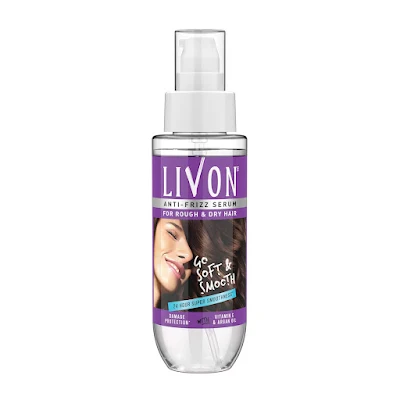 Livon Serum Anti-frizz Serum - For Rough & Dry Hair - 100 ml