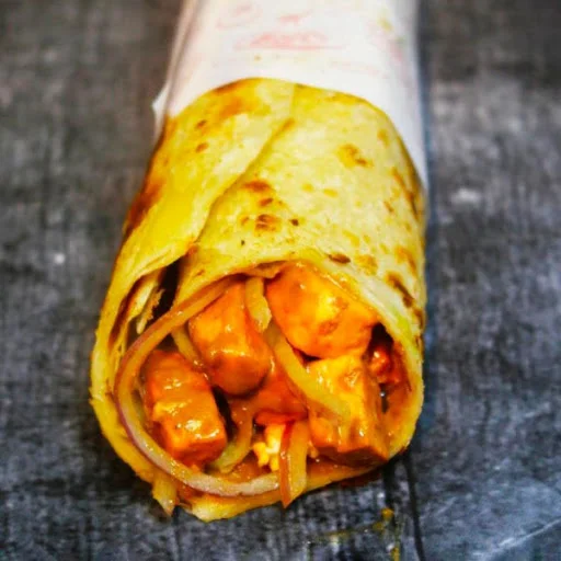 Paneer Makhani Roll with Egg