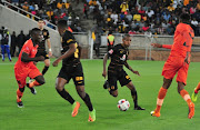 Joseph Molangoane of Kaizer Chiefs during the Absa Premiership match between Polokwane City and Kaizer Chiefs at Peter Mokaba Stadium on October 31, 2017 in Polokwane.