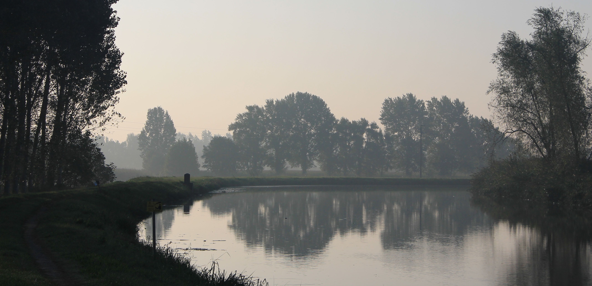 un nuovo giorno lungo il fiume Gambara di fmspino