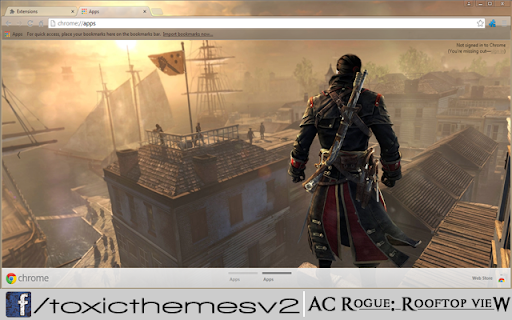 Assassins Creed Rogue Rooftop View