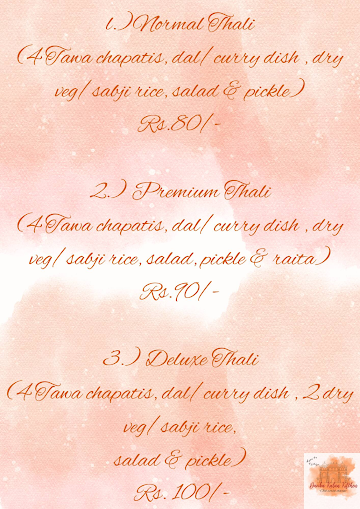 Dariba Kalan Kitchen menu 