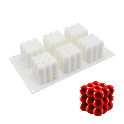 Title 9, Mousse Cake Mold for Aromatherapy Candles and D...