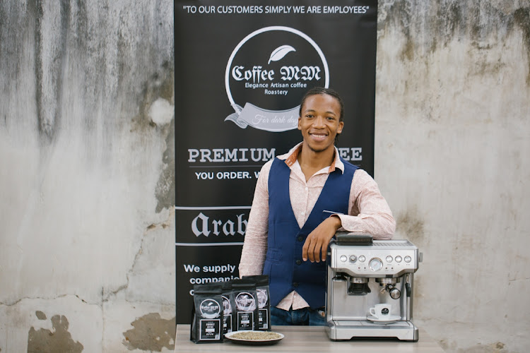 Mhlengi Ngcobo is the founder and owner of a coffee roaster which he started when he was diagnosed with young hypertension.