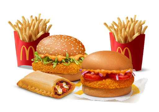 McSpicy Paneer Burger + 2 Fries M + McAloo Tikki + Veg Pizza McPuff