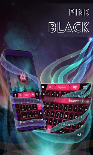 免費下載個人化APP|Pink Black Keyboard Theme app開箱文|APP開箱王