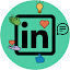 Comment and like as your company on LinkedIn