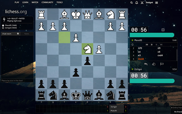 LiKeyChess Lichess with your keyboard! in Chrome