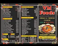 VM FOODS menu 1