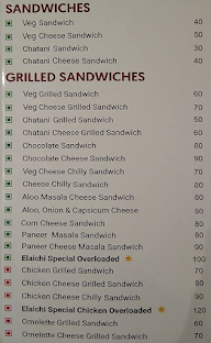 Elaichi's Cafe menu 2