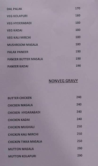 Greens Bar and Restaurant menu 5