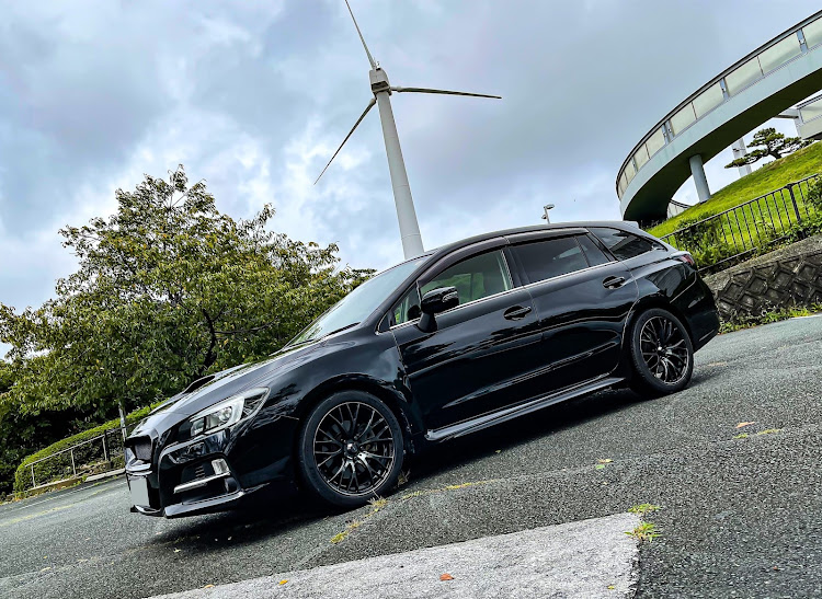 レヴォーグの伊良湖岬ドライブ・レヴォーグコラボ・ヤシの木コラボ・海と愛車・廃マニア＆スバ女に関するカスタム事例の投稿画像4枚目