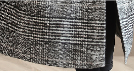 Title 1, Womens Fashion Casual Tweed Suit Collar Black ...