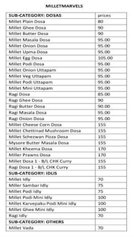 Millet Marvels menu 3