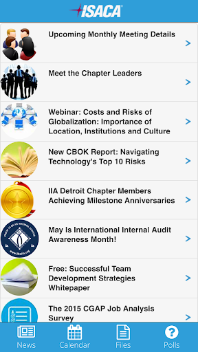 ISACA ® Detroit Chapter APP