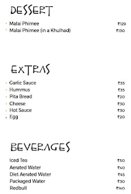 Marrakesh menu 5