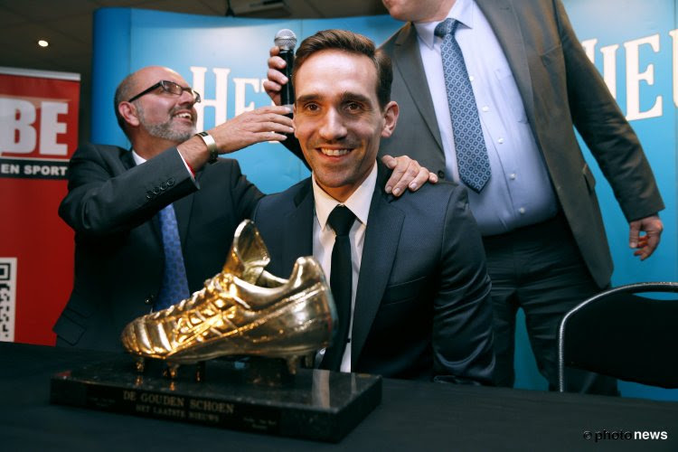 "Je dédie mon Soulier d'or à notre Grégory Mertens"