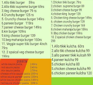 Burger Time menu 1